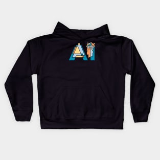 Artificial Intelligence Symbol Kids Hoodie